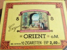 Exquisit Orient Zigaretten DDR Zigarettenschachtel VEB *leer* für Sammler