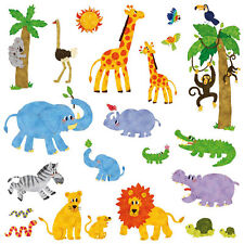 Wandsticker Dschungeltiere