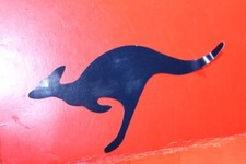 Aufkleber Sticker Kängeru