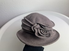 Vintage Damen Hut Wollfilz mit