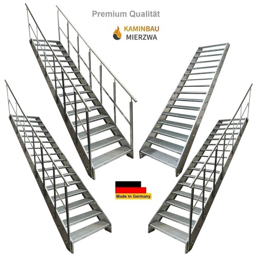 Wangen stahltreppe geländer - wangen-,