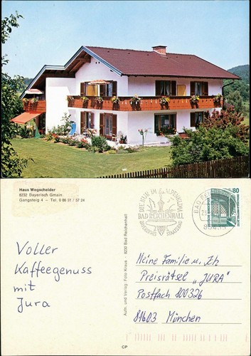 Ansichtskarte bayerisch gmain - ansichtskarte,