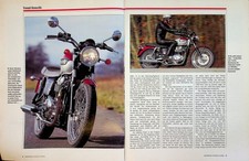 Motorrad Classic 1441) Triumph Bonneville in einer seltenen Vorstellung auf 14 S