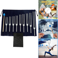 Stimmgabel Set 9 Stück Alu
