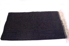 Cashmere Naturhaarplaid Decke blau 50% Kaschmir 50% Merino 170*140 cm Überwurf