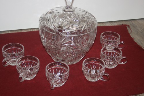 Kristall bowleschale mit - mit, 6