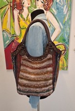 Top Anokhi Tasche Leder Braun