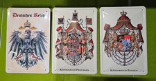 3 stück Blechschild