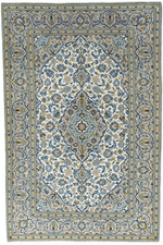 Perserteppich Kashan Kork  300 x 200 cm Orientteppich Top Zustand - Beige