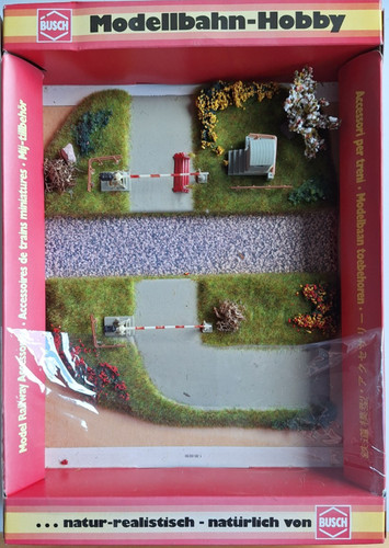 Busch diorama bahnübergang - h0,