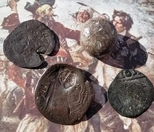 Lot 3 echte Piraten Münzen +