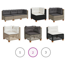 Garten-Ecksofa Gartengarnitur