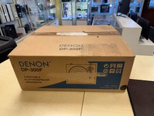 DENON DP-300F Vollautomatischer Plattenspieler Schwarz, Haube leichte Kratzer