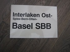 Zuglaufschild Schweitzer