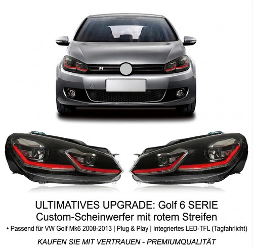 Led scheinwerfer set - scheinwerfer, vw