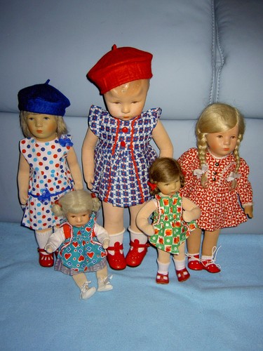 Schönes altes puppenkleid mit - schönes,
