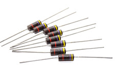 8x Vintage Kohlemasse Widerstand 470 Ohm / 1 W / 2%, Tube Amps Resistor, NOS