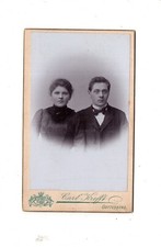 CDV Foto Feines Paar - Gottesberg Walbrzych 1901