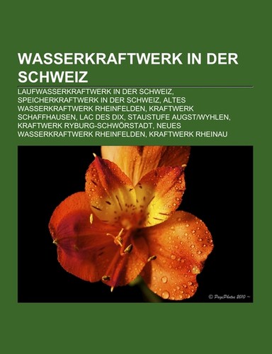 Wasserkraftwerk der schweiz - wasserkraftwerk, in