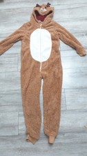 Rentier Deer Jumpsuit Overall Gr. 140 146 Mädchen Junge Kostüm Fasching Karneval