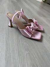 rosa kitten heels mit schleife