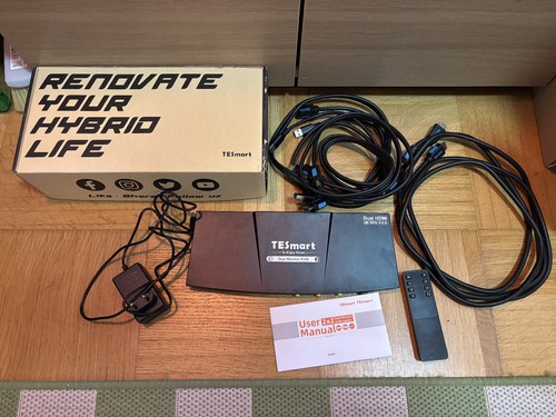 Tesmart 2x2 dual monitor kvm - dual,