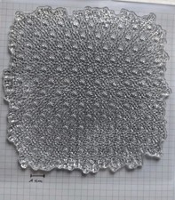 Großer Silikon Bastelstempel, ideal für Hintergrundpapier