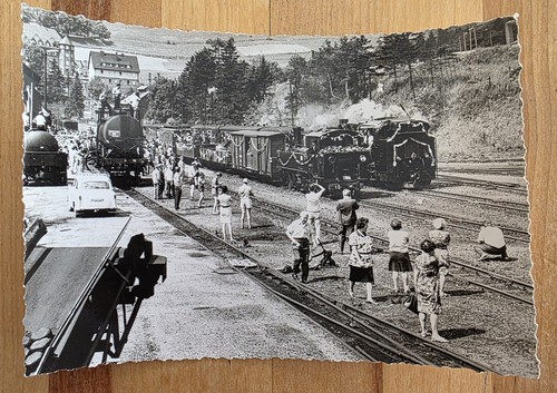 Foto ddr eisenbahn dampflok - foto,
