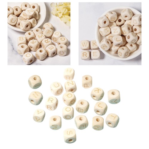 26x holzbuchstabenperlen - 26x,