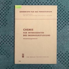 Lehrbriefe Fernstudium Chemie