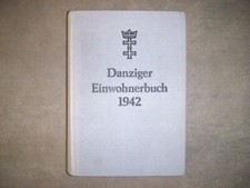 Danziger Einwohnerbuch mit allen eingemeind. Vororten und Zoppot. 1942 REPRINT