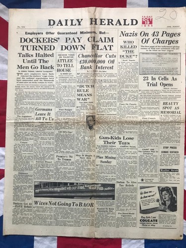 Original 1945 zeitung - original,