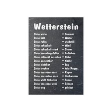 Wetterstein Schild oder