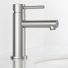 Edelstahl Waschtischarmatur