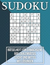 Sudoku rätselheft erwachsene - sudoku,