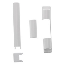 Aubi Abdeckkappen Set weiß für Ecklager + Lenkerlager EK001, EK211, LK006, LK330