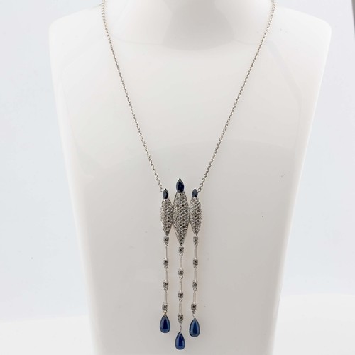 Collier 750 18k - collier, weißgold
