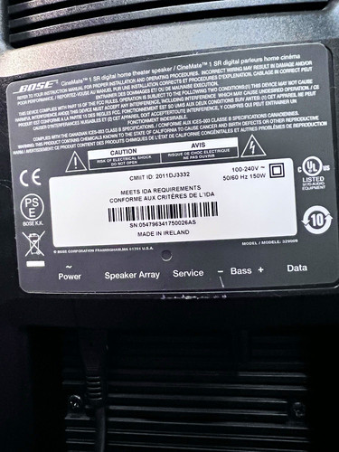 Bose cinemate soundsystem - bose, 1