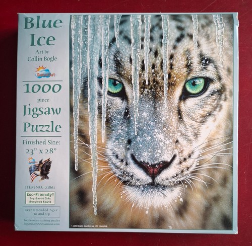 Puzzle blue ice collin - by,