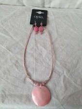 Opia Halskette & Ohrring Set