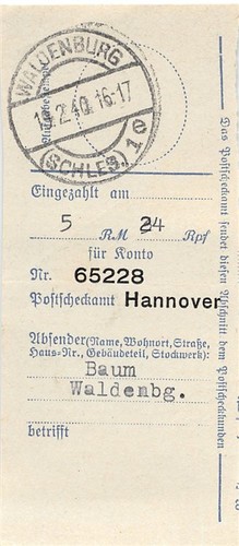 872195 postscheckkonto - 872195),