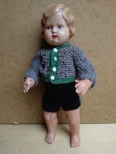 Spielzeug Puppe Buschow Beck Minerva Zelluloid alt antik Teilespender ?