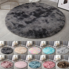 Shaggy Hochflor Teppich Rund Läufer Langflor Fußmatte Wohnzimmer Schlafzimmer