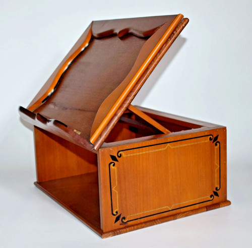 Vintage wooden book rest - book,