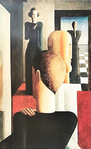Oskar schlemmer vier figuren - oskar, schlemmer: