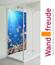 Duschrückwand Alu