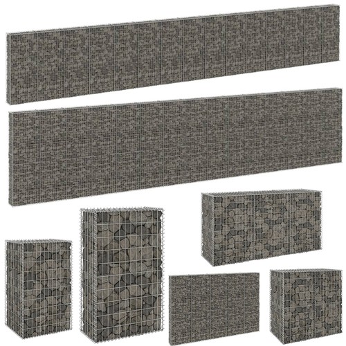 Gabionenwand steingabionen mit - steingabionen,
