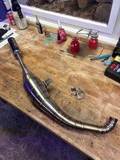 Simson Tuning PZ-Rennauspuff Auspuff 70-105ccm EDELSTAHL *Neuwertig*