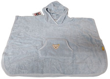 Badeponcho Bademantel mit Kapuze von Steiff blau UVP: 49,95 €