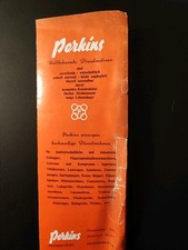 Original Perkins Dieselmotoren Flyer Broschüre 50er Jahre Schiff Schlepper Fzg.